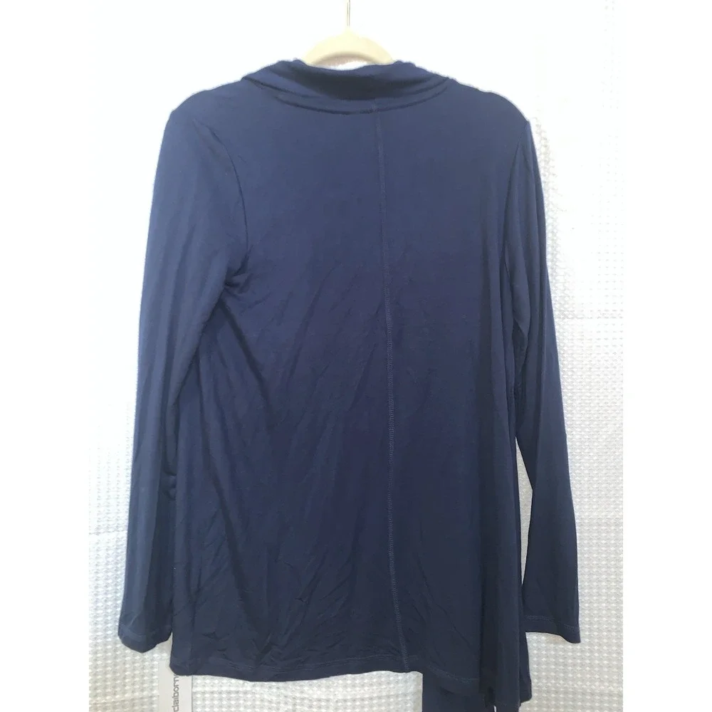 Liz Claiborne Womens‎ Small Navy Blue Cardigan Sweater
